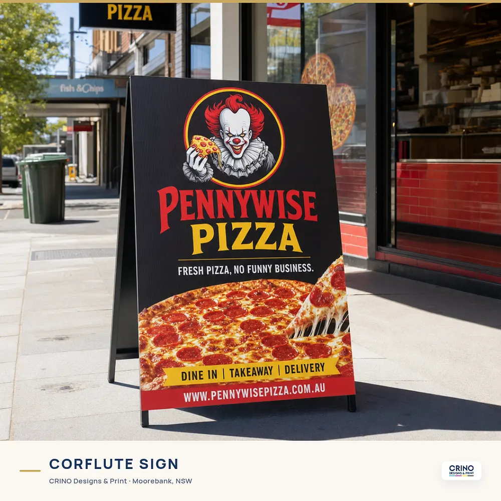 Corflute signs