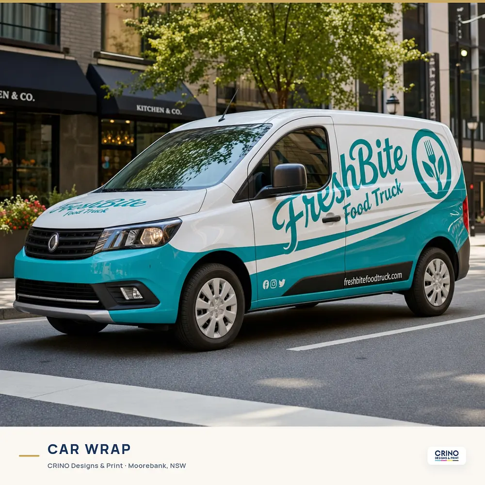 Full vehicle wrap branding
