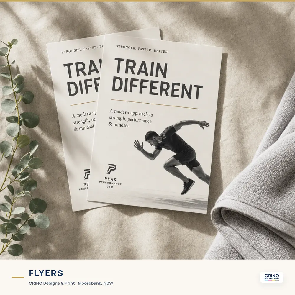 Double-sided A5 flyers on premium silk stock