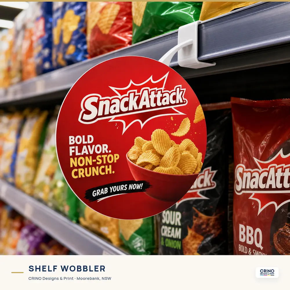 Shelf wobblers