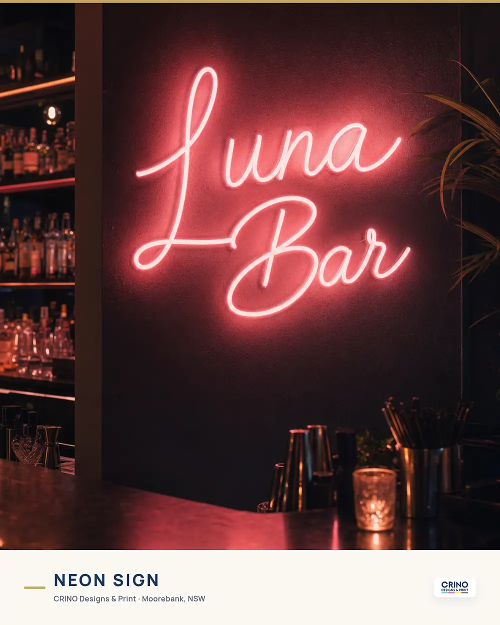 Custom neon sign