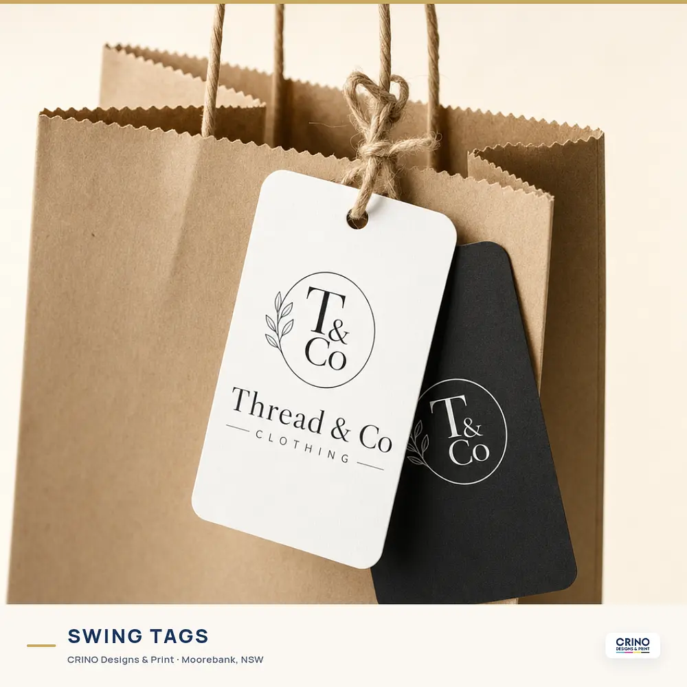 Swing tags