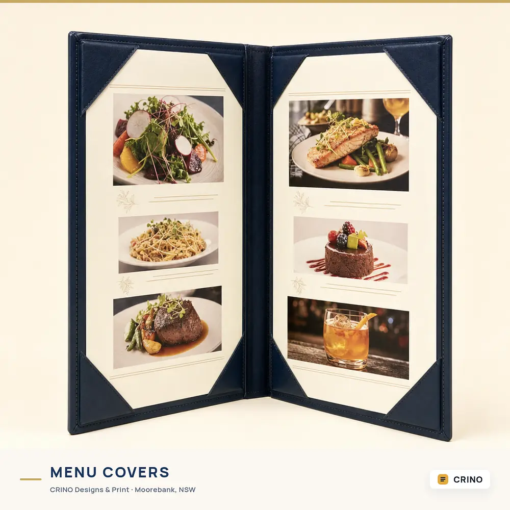 menu covers